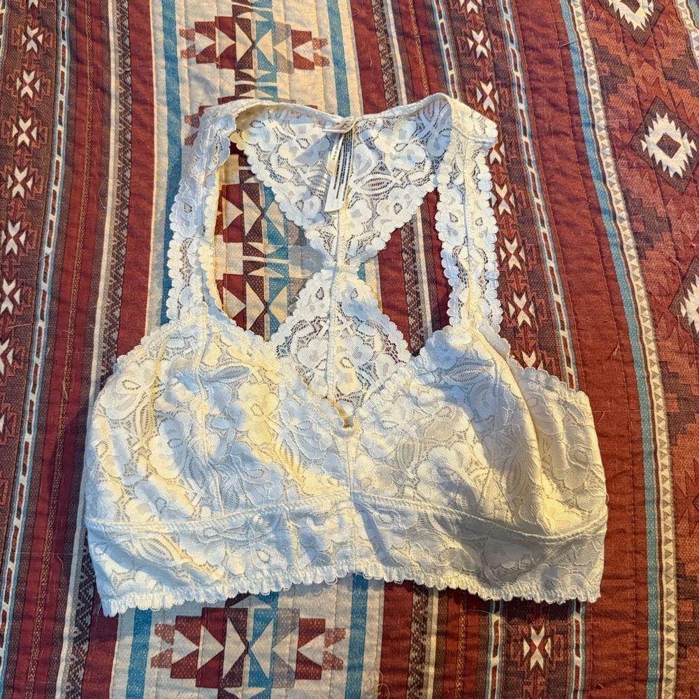 Free people lace bralette size small